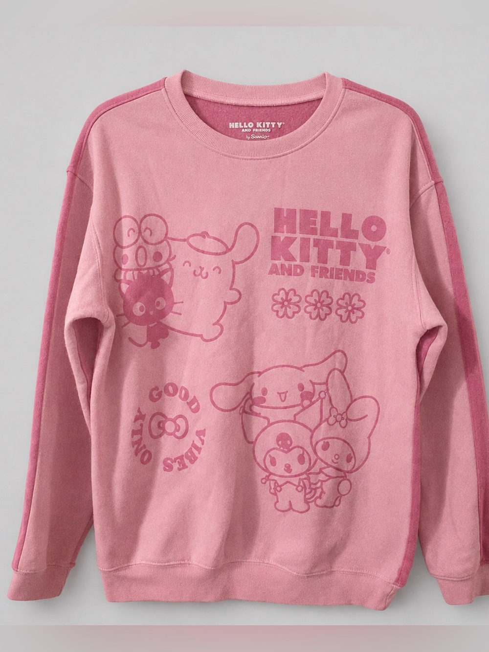 Hello Kitty & Friends Pink Double-Sided Sweatshirt XS